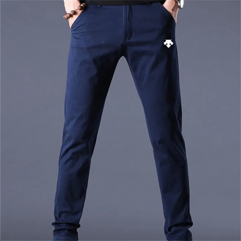 

Men's Golf Shirt 2023 Spring Golf Pants Men's Golf Garment Marben Golf Shirt Men's Fashion Belt Stripe Luxury Golf Pants
