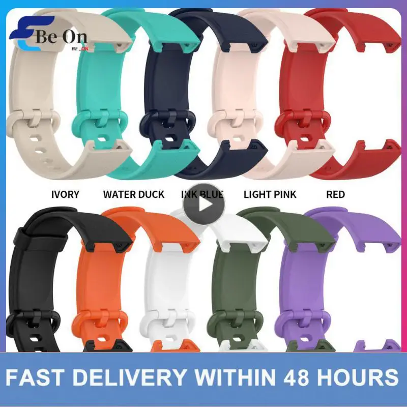 

2/4/6PCS Silica Wristband Waterproof Sweat Proof For Mi Watch Multi-color Watch Band
