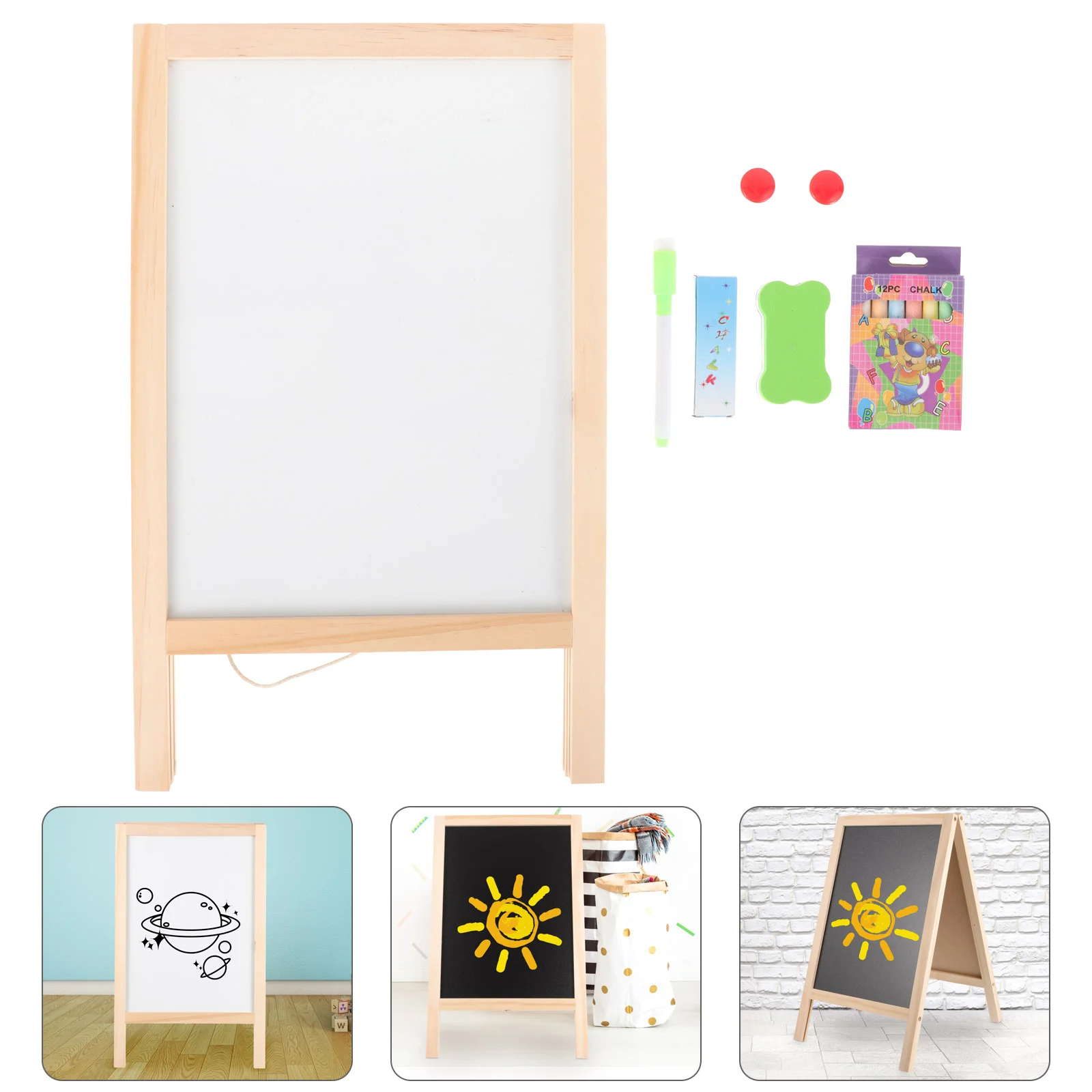 

Erasable Writing Board Drawing Pads Children Practical Answer Whiteboard Kids Classroom Chalkboard Message