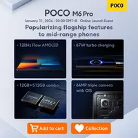 Завтра (11 января) старт продаж новых смартфонов 
POCO M6 Pro #2