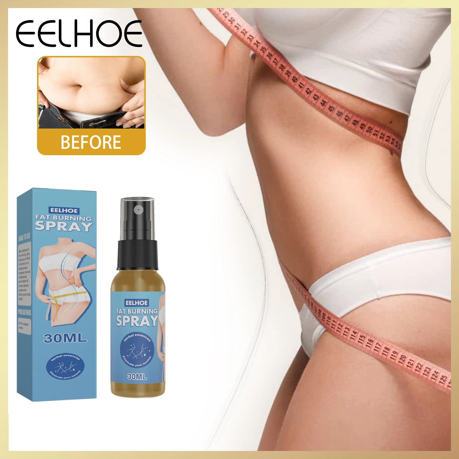 

30ml Slimming Spray Wonder Belly Abdomen Weight Loss Natural Herbal Products Slim Spray Fast Ingredients Burning Fat