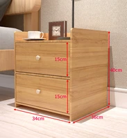 bedside table simple modern simple shelf nordic imitation solid wood bedroom bedside storage small cabinet