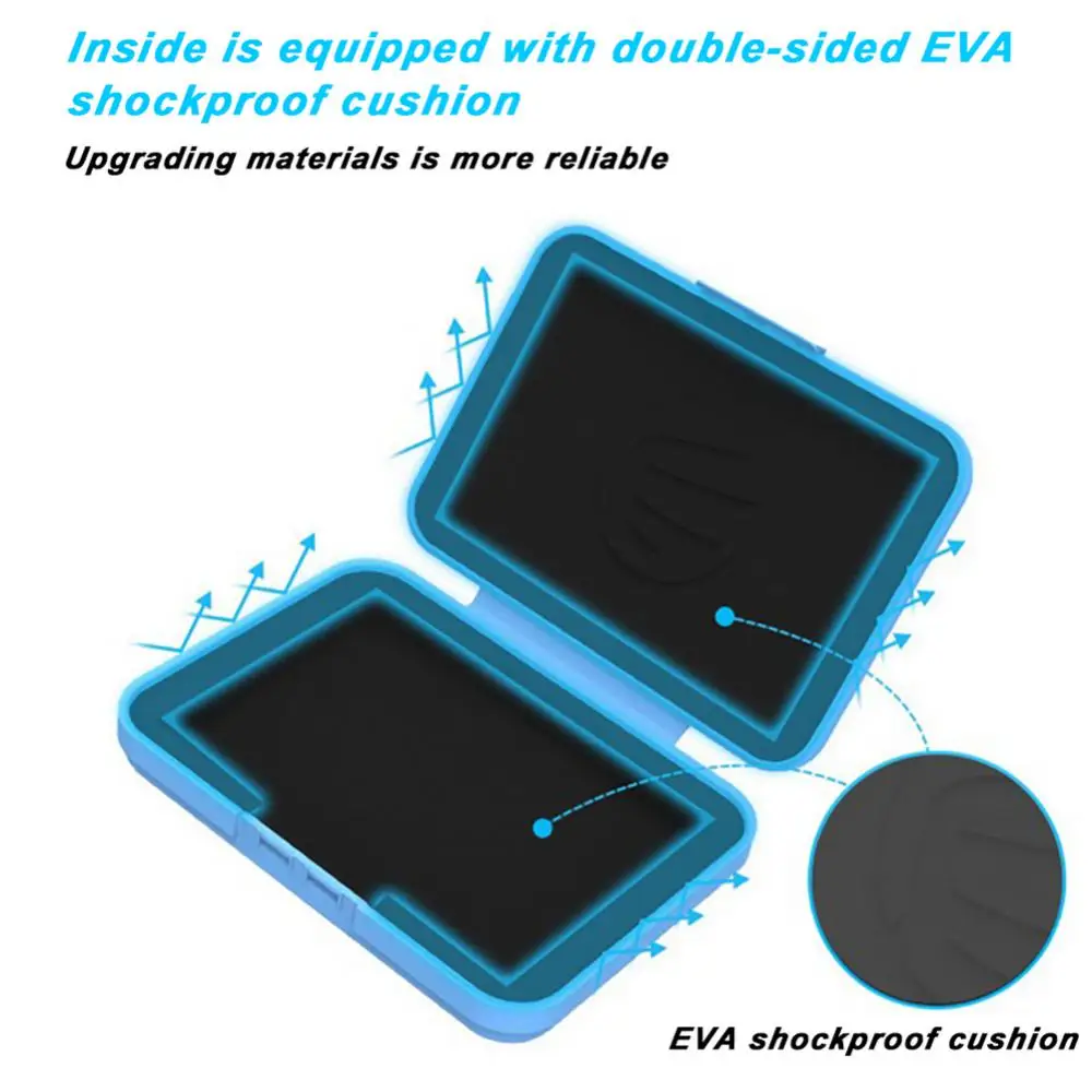 

Anti-static Light And Extravagant Materials Smart Cover Eva Reinforced Seismic Cushion Hard Disk Protection Box 3.5-inch
