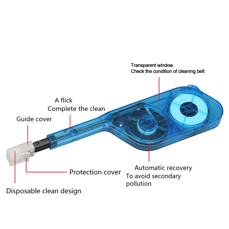 

Ручка для очистки оптического волокна Mpo Mtp, волоконно-оптический патч-корд, средство для очистки лица