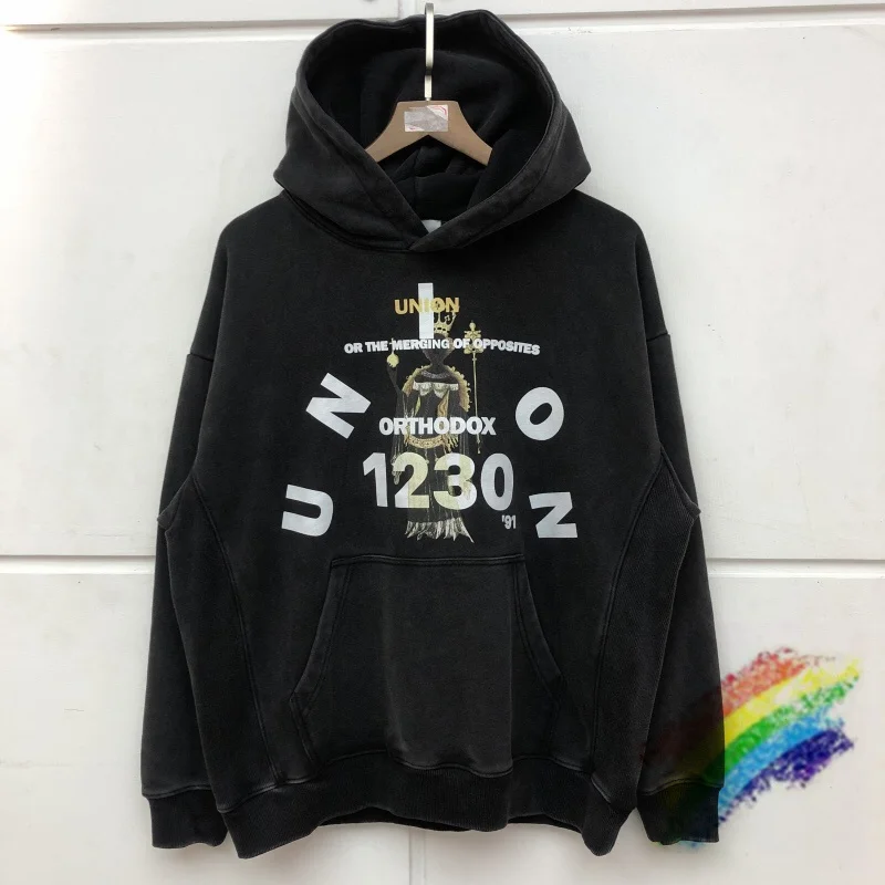 

Vintage RRR123 Hoodie Men Women Top Quality 123 Number Letter Nice Washed Heavy Fabric Sweatshirts Pullovers