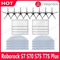 roborock s7 s70 s75 s7max s7maxv t7s plus side brush mops cloths hepa filter kit robotic vacuum cleaner accessories