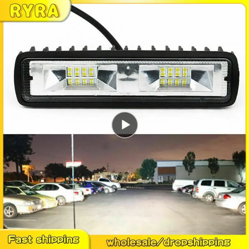 1 ~ 10 шт. 16 светодиодных прожекторных светильников 16 светодиодных противотуманных фар 48 Вт Погодостойкая светодиодная балка для работы аксессуары для автомобиля суперъяркие