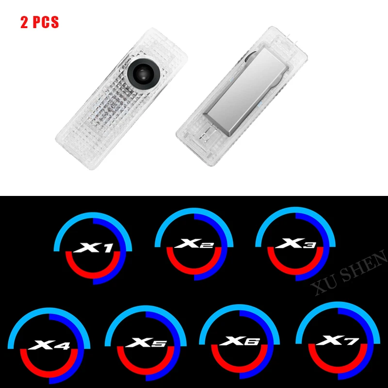 LED Car Door Projector Welcome Light for BMW X1 X2 X3 X4 X5 X6 X7 M E60 F10 F90 E61 E46 E36 E90 F30 E36 E92 Ghost Shadow Lamp