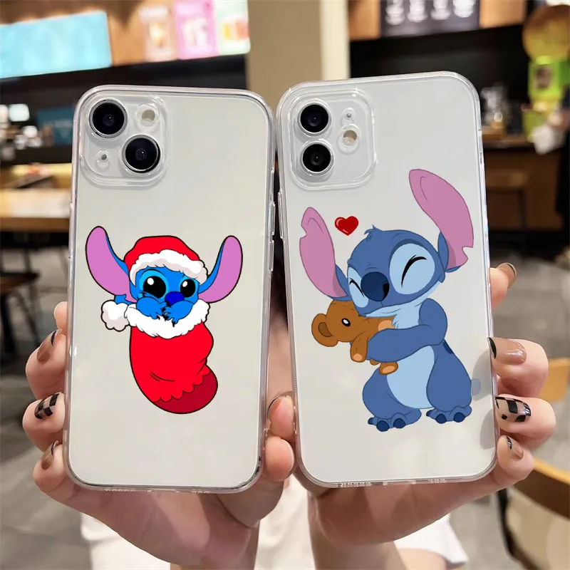 Фото Y-13 Lovely Stitch Transparent Case for Infinix Note S5 Lite Smart 4 4C 5 6 Zero 8 8i X Neo Hot 9 Play Pro №5