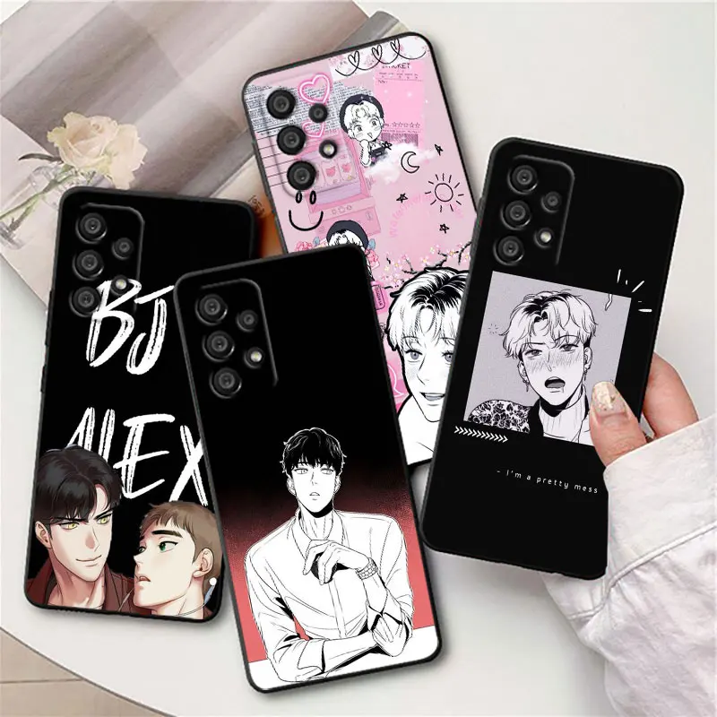 

Anime Cartoon bjalex Phone Case For Samsung j8 j7 j2 Core M13 M33 M23 M52 M32 M22 M31S M31 M21 M20 M10 Black Cover
