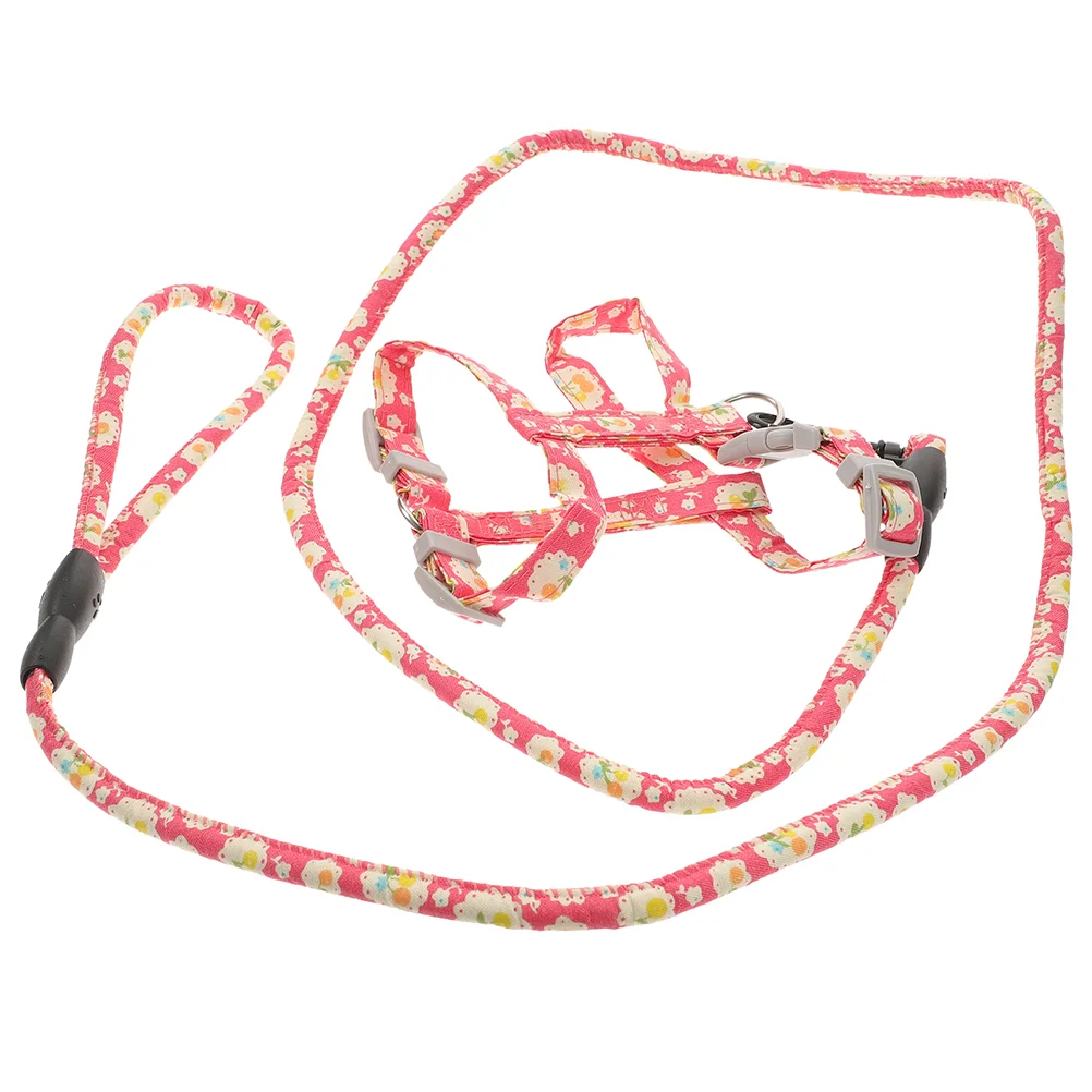 

Walking Use Pet Cat Harness Adjustable Cat Escape Proof Leash Outdoor Kitten Harness