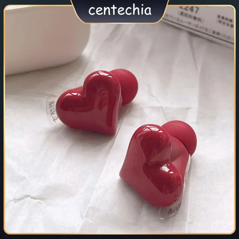 

Mini Heart-shaped In-ear Noise Reduction Headphones Girl Heart Trend Headset Directional Sound Wave Transmission Ipx5 Waterproof