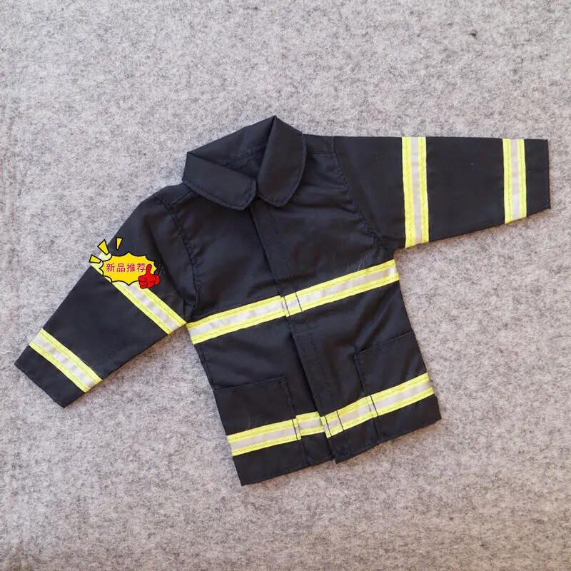 

1/6 Scale Clothes Male Firefighter Uniform Coat Model for 12" Figure Doll