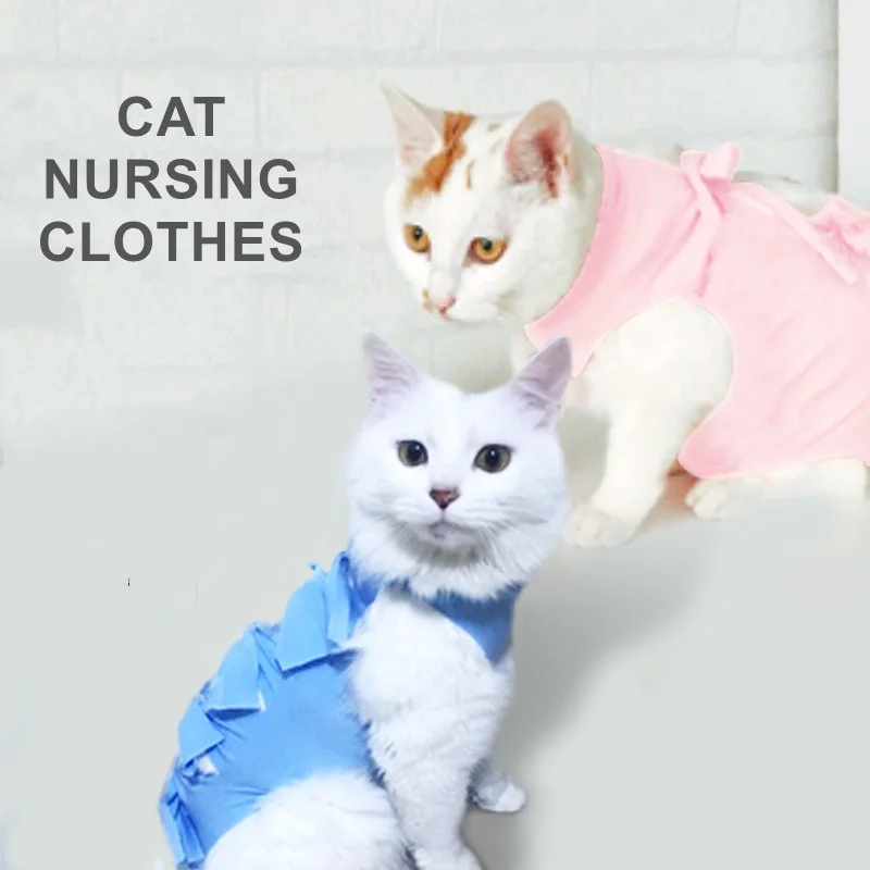 

Lace-up Cotton Cat Recovery Clothes Surgical Nursing Suit After Surgery Wounds Wear Protection Skirt Weaning Suits Pet Dog Vest