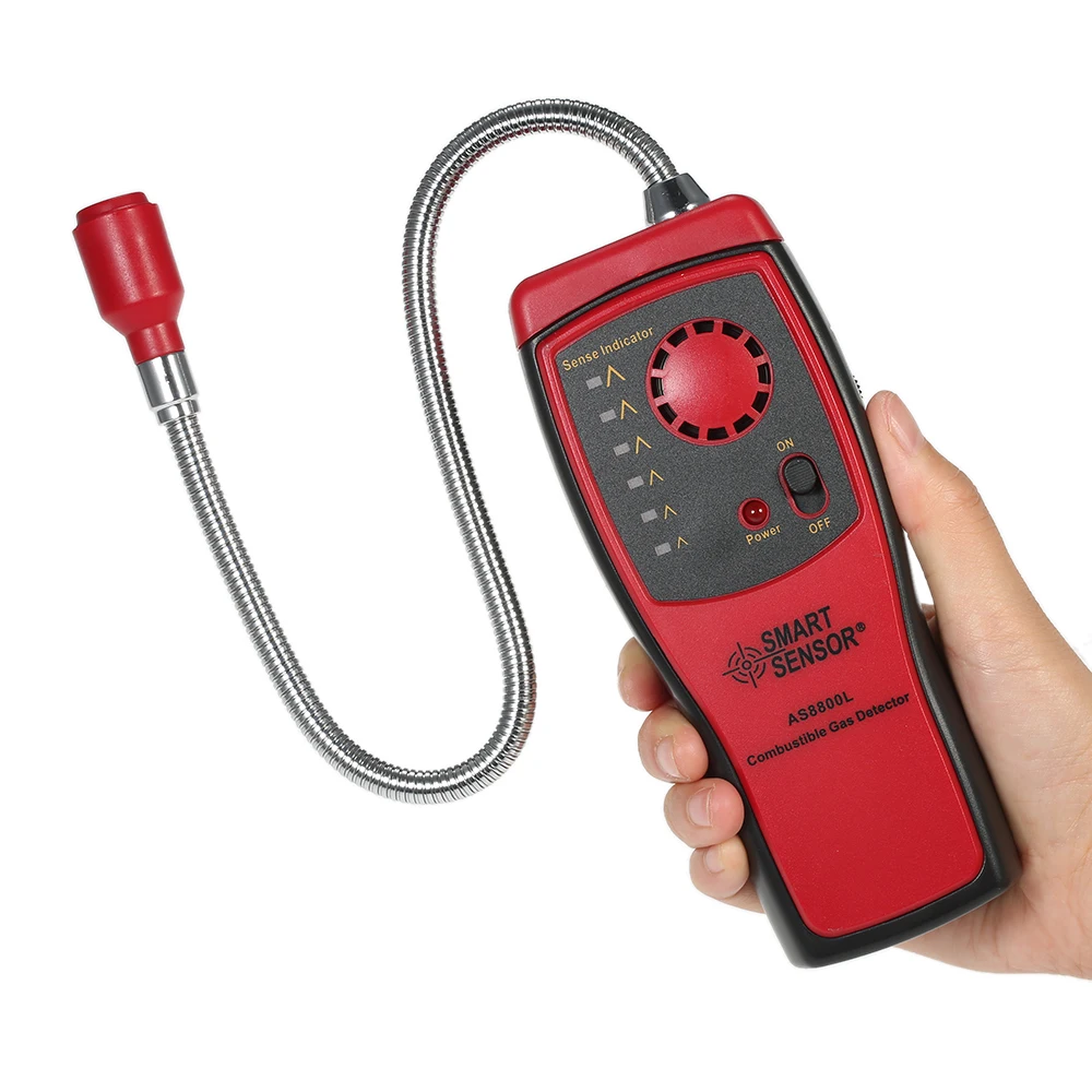 

Handheld Portable Automotive Mini Combustible Gas Detector Gas Leakage Location Determine Tester with Sound and Light Alarm