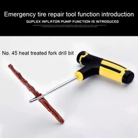 automobile accessories car tire repair tool kit garage studding tool set auto motorcycle tubeless tyre puncture plug car accesso