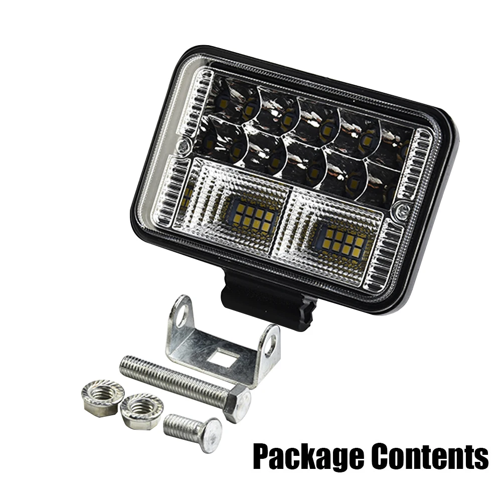 

With Mounting Bracket Work Light 26LED 6000K White High Brightness LED Lamp Replacement Spot Trailer Waterproof
