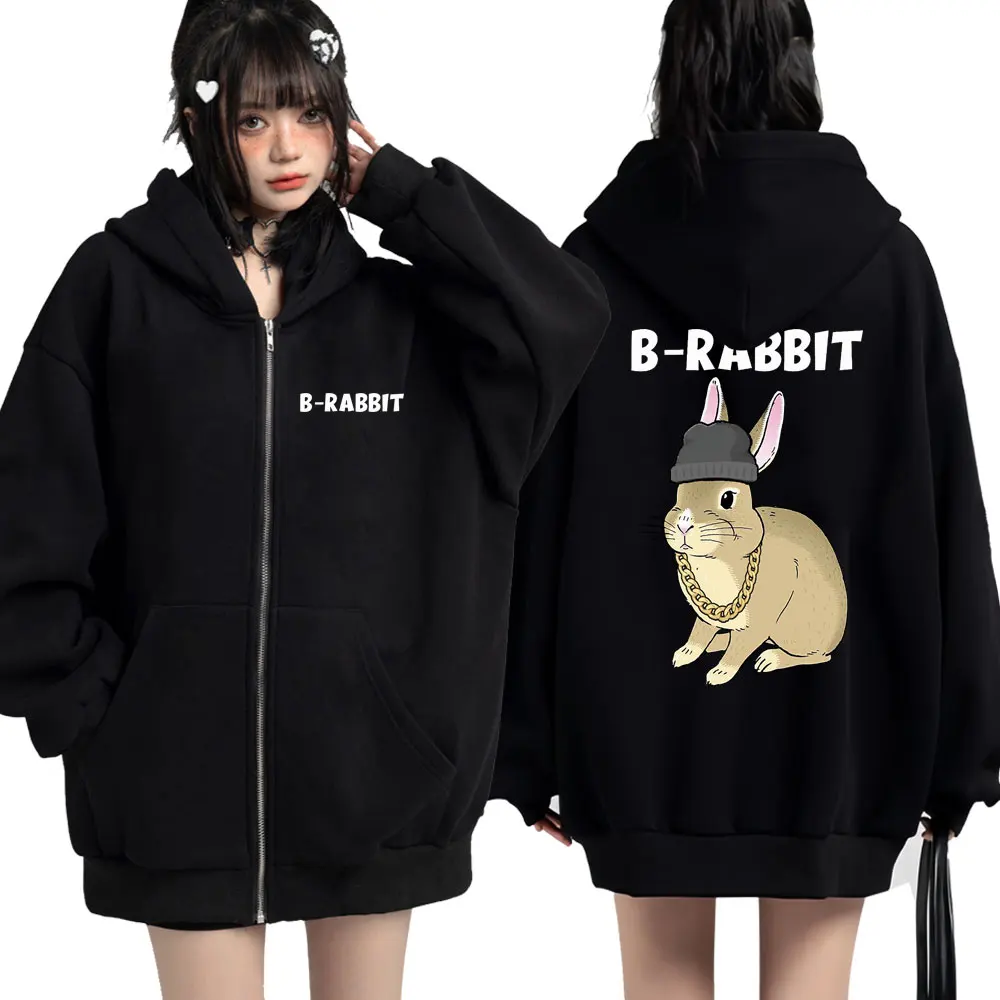 

Забавные толстовки Rapper Eminem B-Rabbit на молнии, модные толстовки унисекс в стиле хип-хоп на молнии с карманами, Повседневная Уличная одежда большого размера, мужские куртки