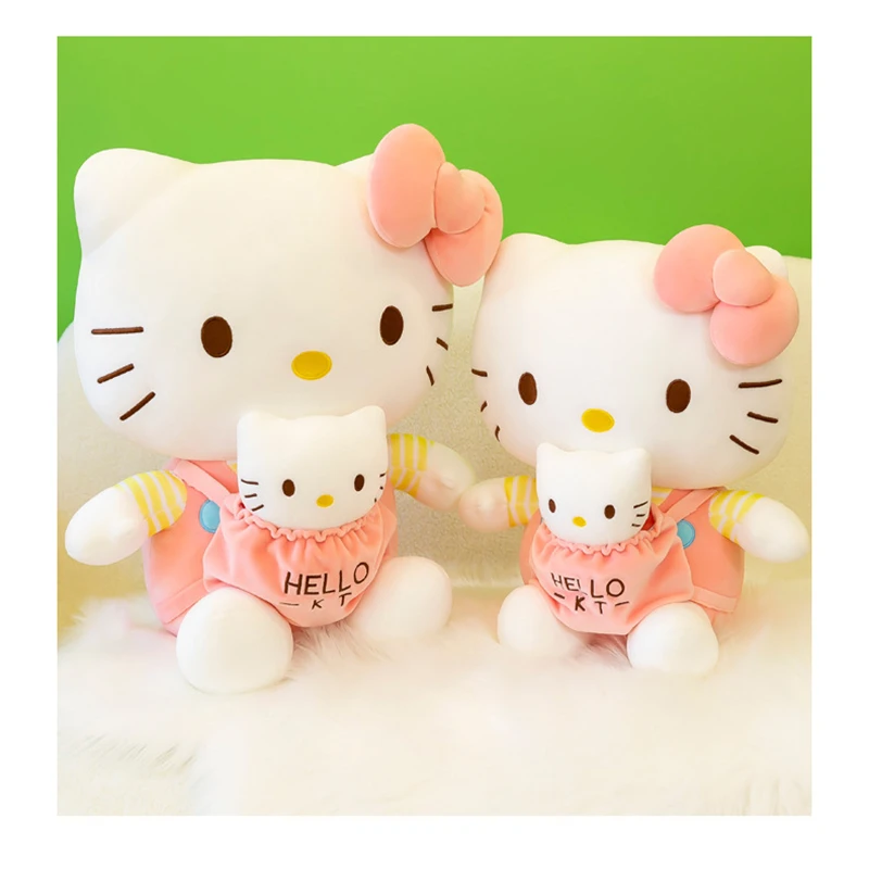 

Cute Sanrio Anime Kawaii Hello Kitty Creative Stuffed Dolls Plushies Pillow Gifts Plush Toy for Children Birthday Girls Peluches