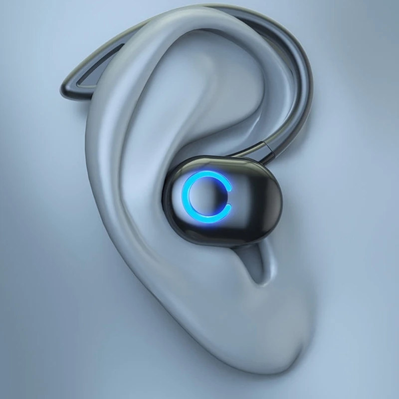 Беспроводные Bluetooth-совместимые наушники спортивная гарнитура для бега одно ухо