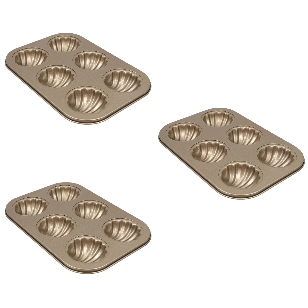 

Pan Cake Madeleine Baking Muffin Molds Steel Carbon Cupcake Tin Stick Non Tins Mould Pans French Madeline Cube Cups