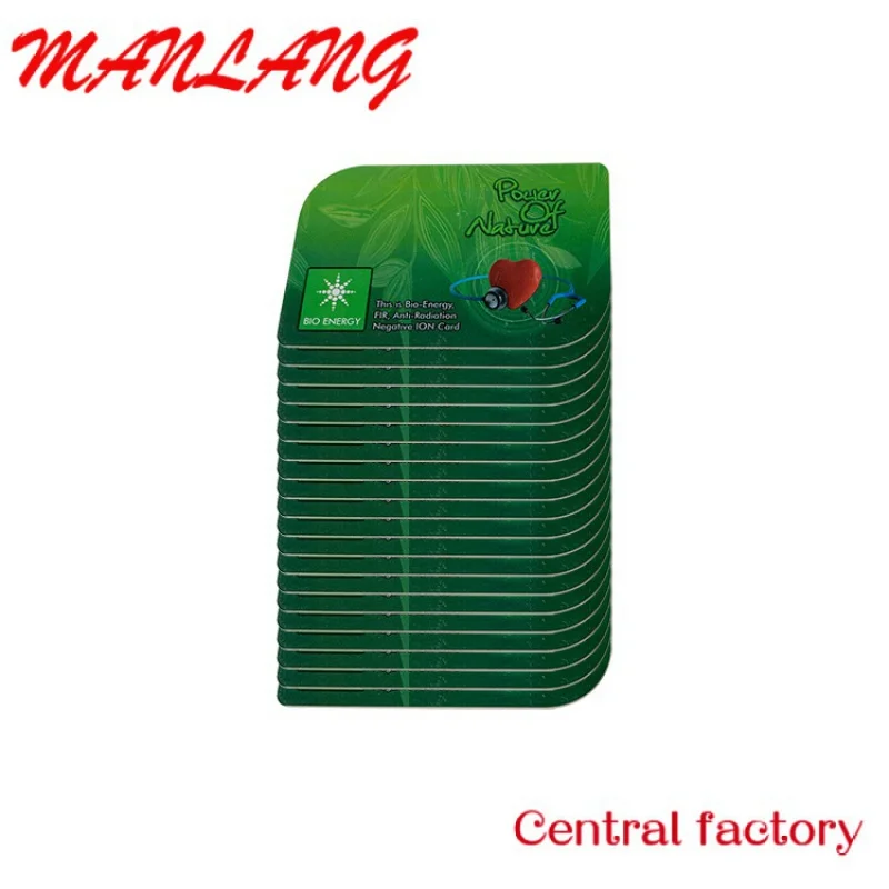 Карточка с отрицательными ионами и скалярной энергией ith iподтверждает Sta