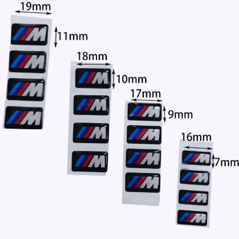 Фото Модный 3D-значок-эмблема на задний багажник автомобиля для BMW M M1 M2 M3 M4 M5 M6 X7M X2M X4M X3M X5M X6M, декоративные аксессуары №1