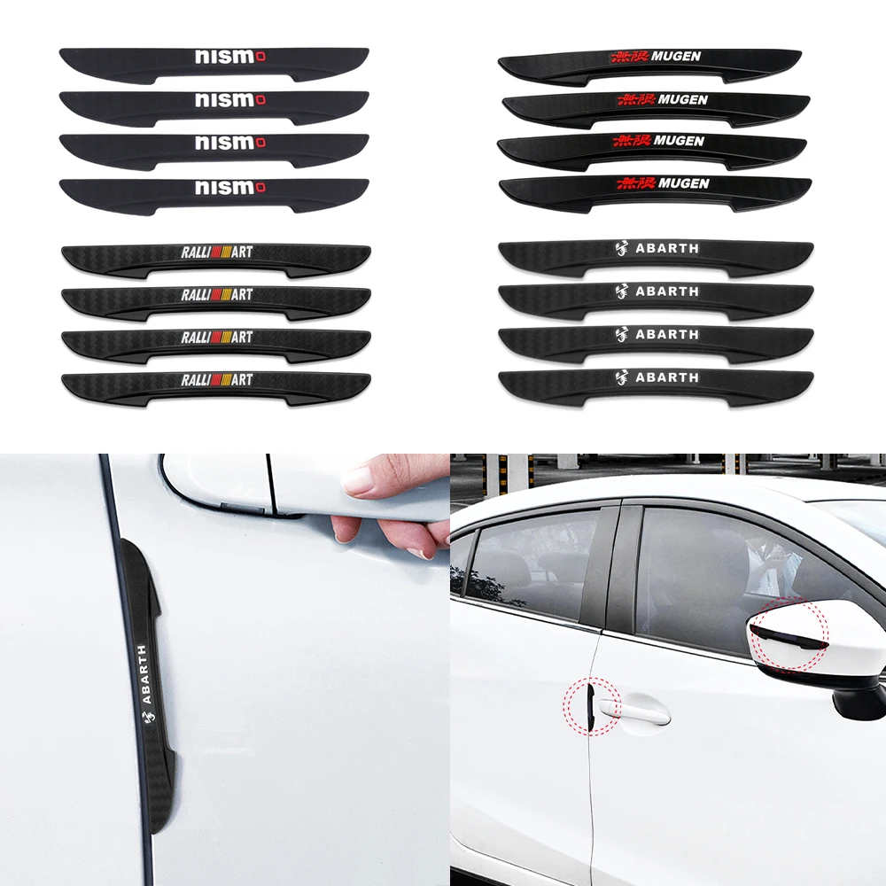 

4pcs Rubber Car Door Edge Protector Stickers Anti Collision Strips For BMW M e46 e90 f30 e39 e60 f10 e36 f20 e87 e92 f31 e30 g20