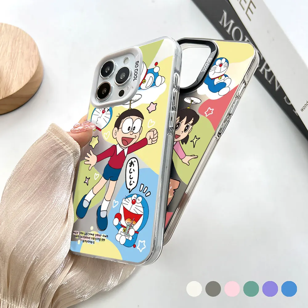 Cute Doraemon Anime PHONE CASE FOR VIVO Y100 Y93 Y91 Y81 Y78 M TI Y77T Y56 Y51 Y50 Y36Y35 Y33Y Y33S Y32 Y22 S PLUS 5G