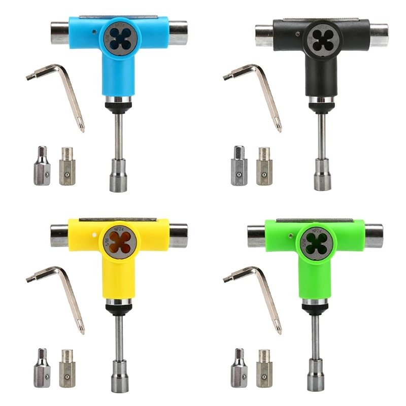 

All in One Skateboard Tool Y/for T for Head Skateboard Screwdriver Roller Dropship