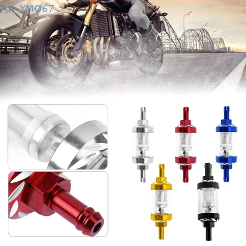 8 мм ЧПУ Алюминиевый сплав стекло мотоцикл газ топливный бензиновый масляный