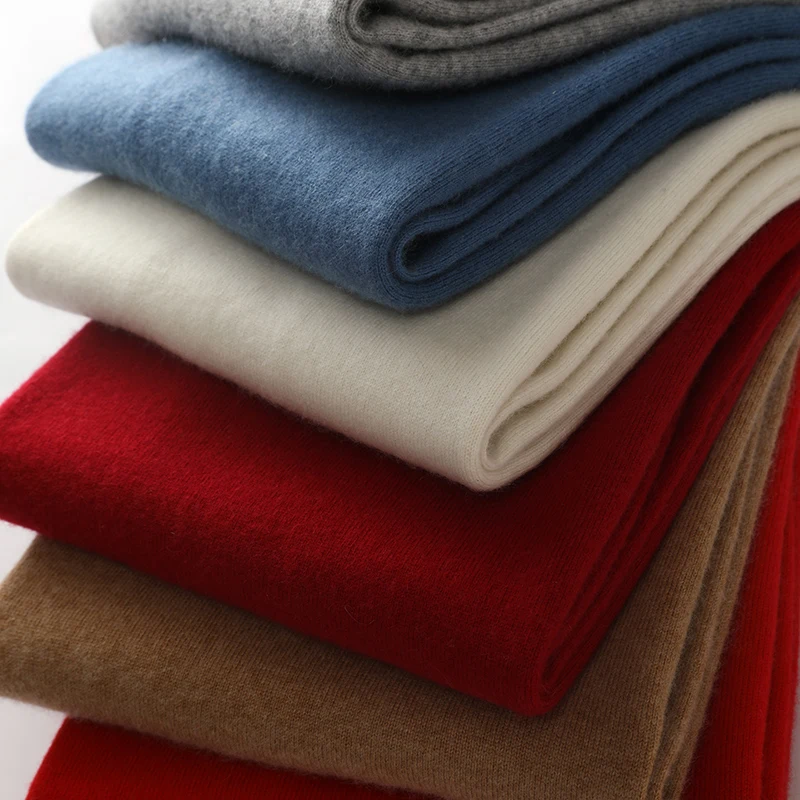 Женский кашемировый свитер повседневные однотонные вязаные топы свободная