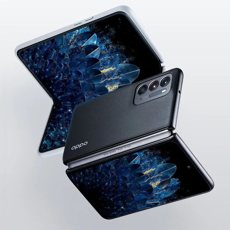 100% Original OPPO Find N Case Flip Leather PC+ PU Ultra Thin Cases Cover For OPPO Find N