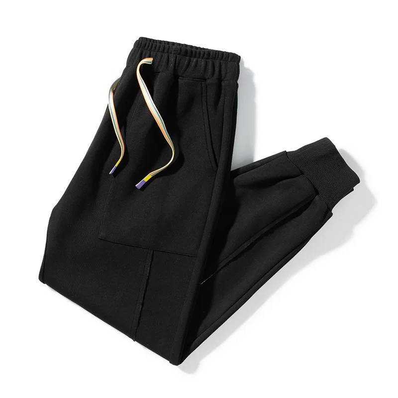 

2022 Men's Casual Pants White Sweatpants Spring Summer Cotton Joggers Harem Pants Mens Streetwear Solid Color Loose Trousers Me