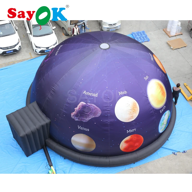 SAYOK 8 м (26 25 футов) надувной планетарный купол надувная проекционная палатка с