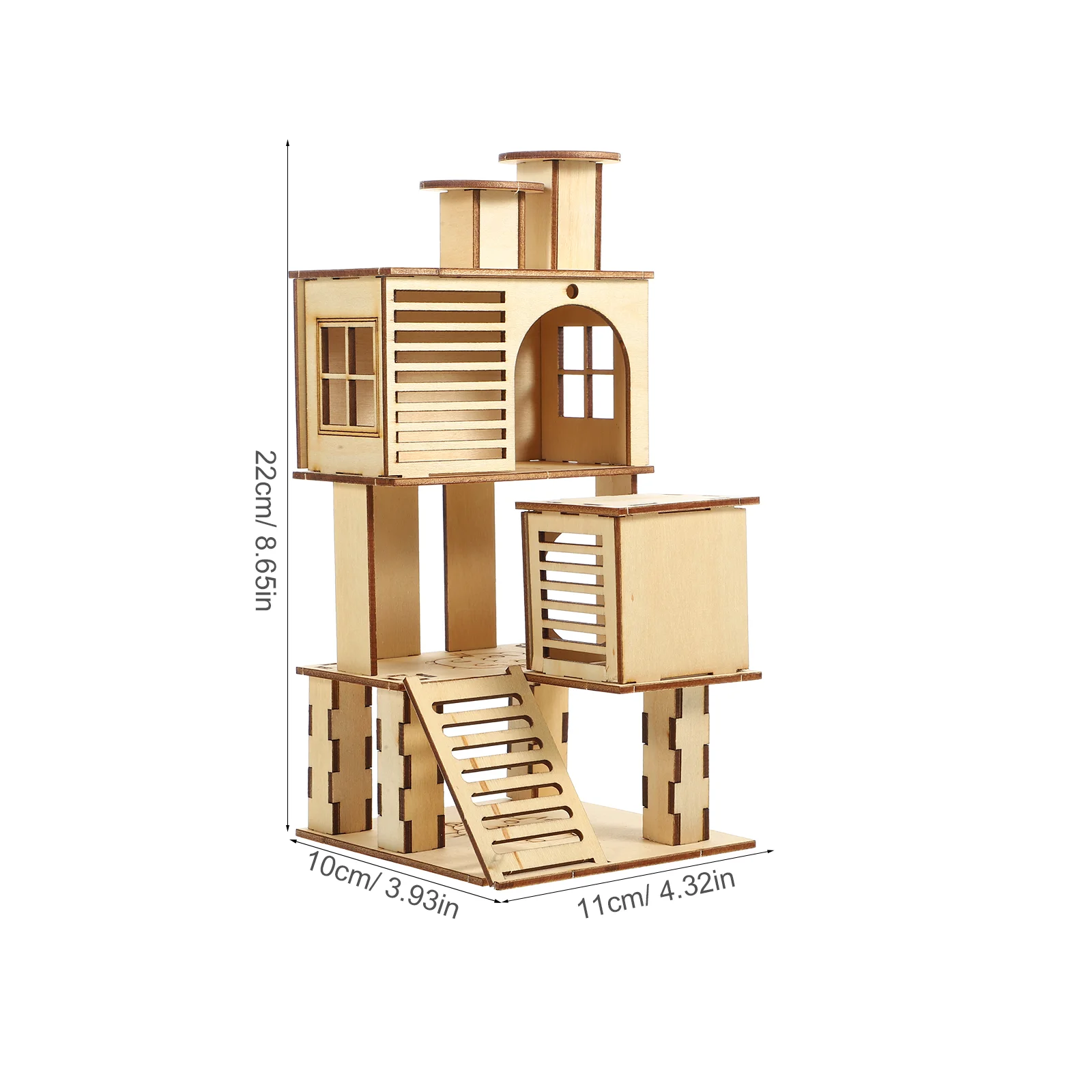 Деревянная лестница для домашних животных горка игровая площадка