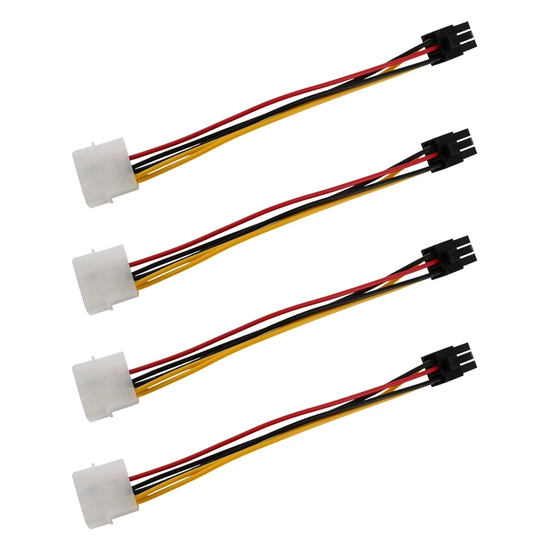 

4-контактный штекер на 6-контактный гнездовой кабель питания для Pcie PCI Express Adapter