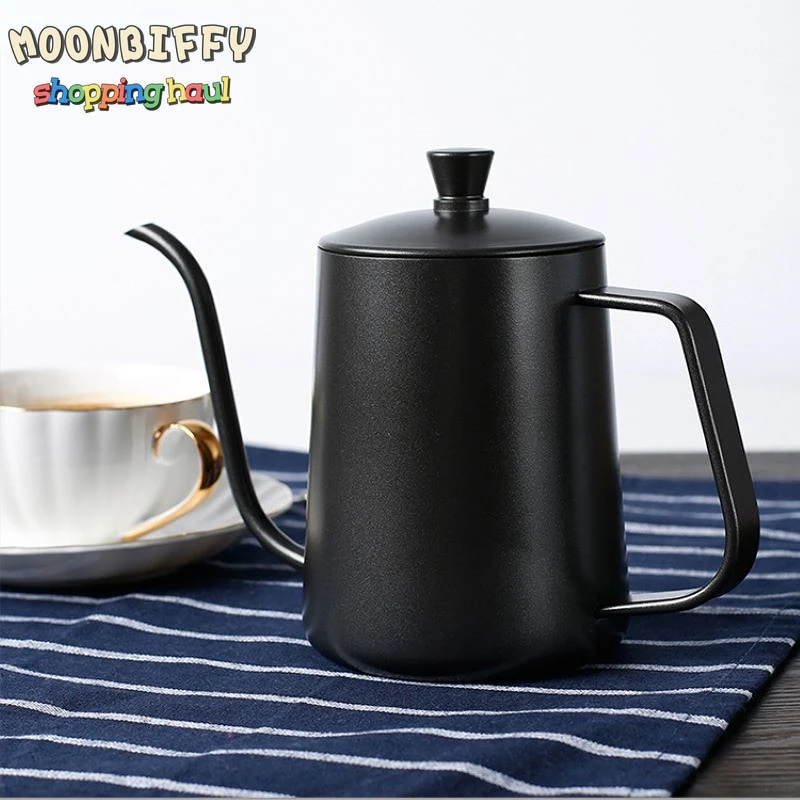 

Чайник кофейный ручной с крышкой, из нержавеющей стали