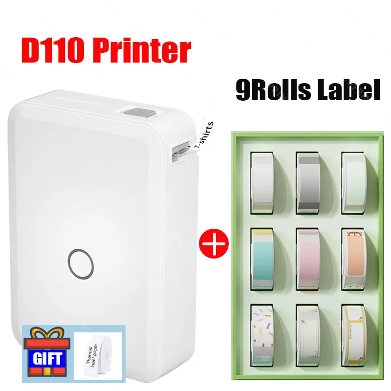 Принтер для термальных этикеток Niimbot D110 оптовая продажа Беспроводная