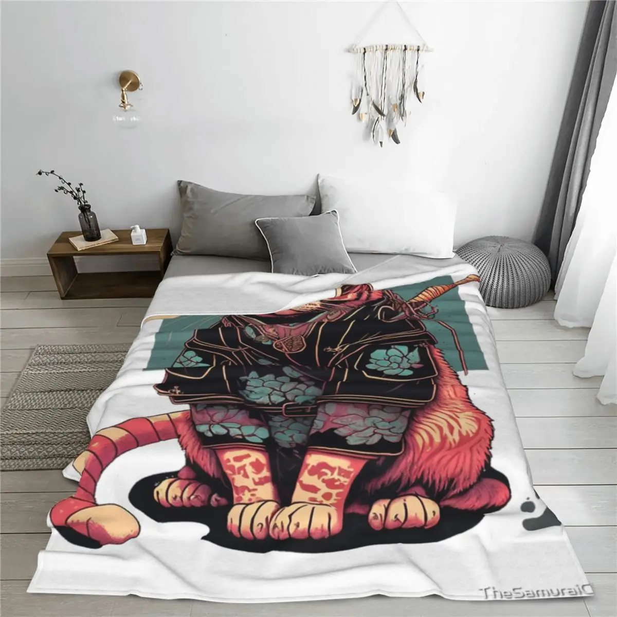 Ronin кошка незаменимое одеяло покрывало на кровать девочка Ins ветер