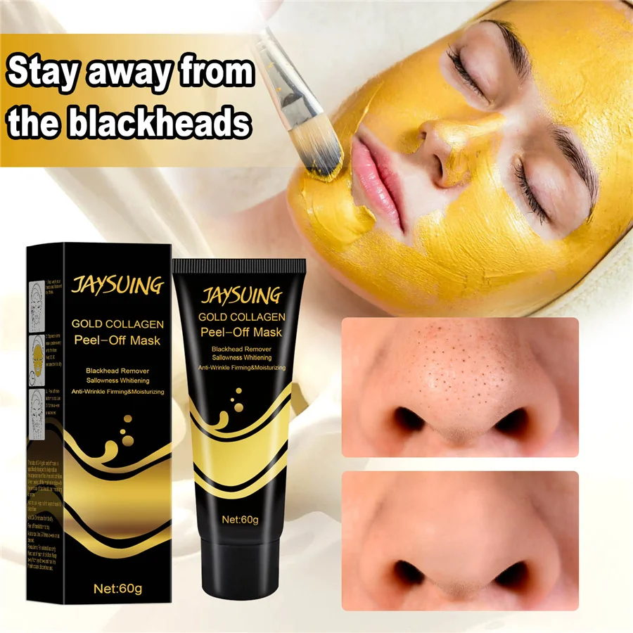 

Korean Gold Facial Mask Cream Black Head Remover Control Shrinkage Pore Whitening Skin Care Oil Control And Hydration Beauty
