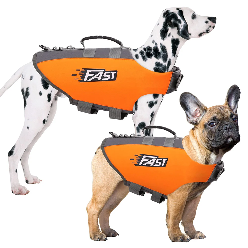

Pet Swimming Safety Clothes Pet Dog Life Jacket Vest Clothes Life Vest Collar Harness Swimwear Summer Swim Suit Service Dog Vest