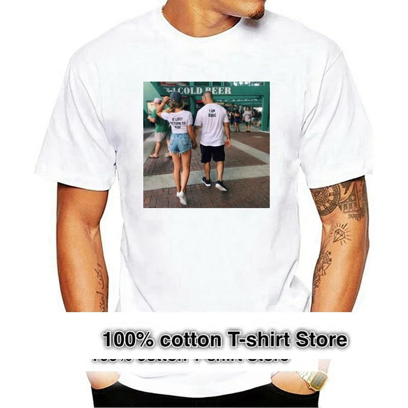 

Футболка из 100% хлопка с принтом «Если потерялся»