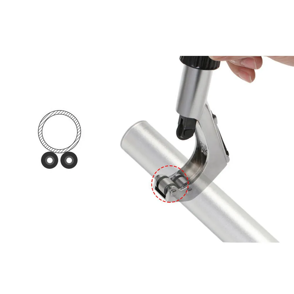 

Mountain Bike Fork Tube Cutter Aluminum Handlebar Seatpost Cutting Tool Pipe Cutters Bright Chrome Cutting Depth Adjustable