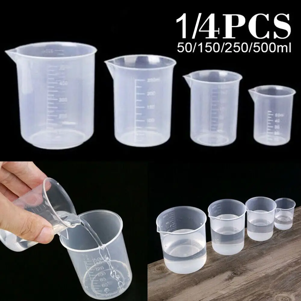 

Scale Graduated cup Measurement Tool Pour Spout Plastic Measuring Cup Transparent Mug Liquid Jug Laboratory Beaker