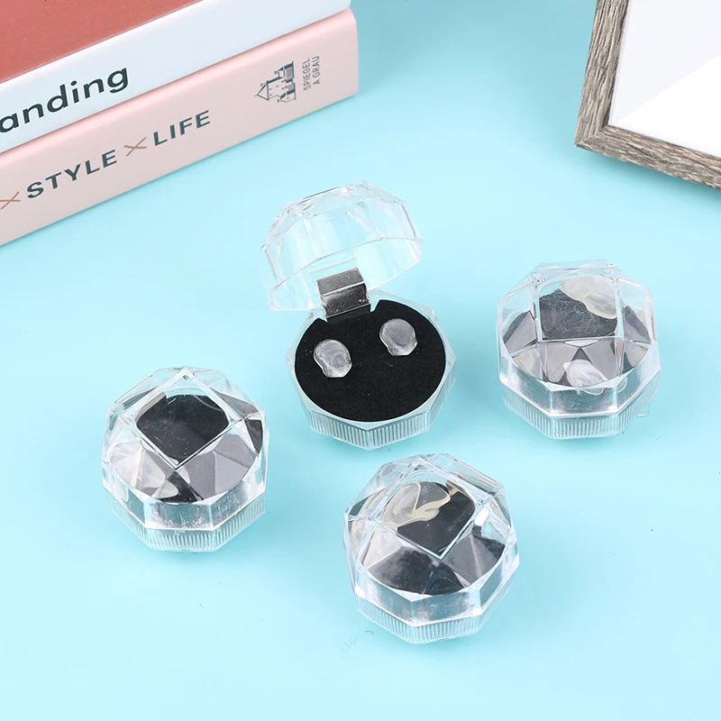 

1 пара клыки вампира, прозрачные клыки, реквизит для протезов, реквизит для костюма на Хэллоуин, накладные зубы, твердый клей, клей для зубов