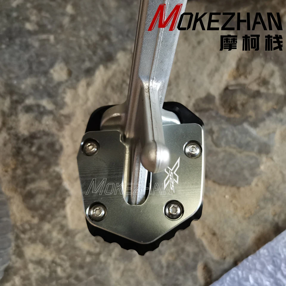 Выдвижная ножка для мотоцикла боковая подставка удлинитель увеличивающая