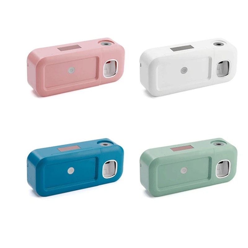 

Toothbrush Holder UV Intelligent Wall Mounted Bathroom Toothbrush Disinfector Automatic Squeezing Toothpaste