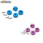 Лидер продаж 2022, 4 шт., алюминиевая Шестигранная Гайка 12 мм с штифтами, приводные втулки 4P HSP 102042 110, обновленные детали для полноприводного радиоуправляемого автомобиля Himoto