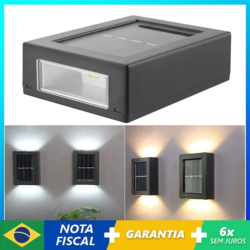 

Smart Solar LED Outdoor Light Waterproof Garden Decor Lamps For Balcony Courtyard Street Wall Light Garden Outdoor Solar Lamp